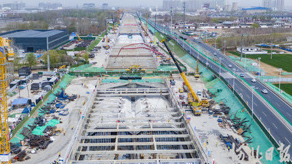 石家莊復興大街市政化改造工程有序推進